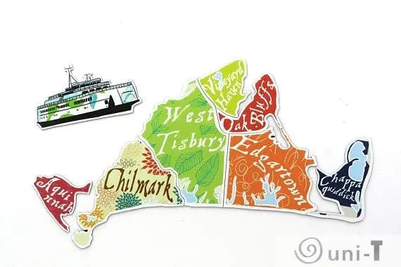 Map Magnets -  Martha's Vineyard Mitra Farmand