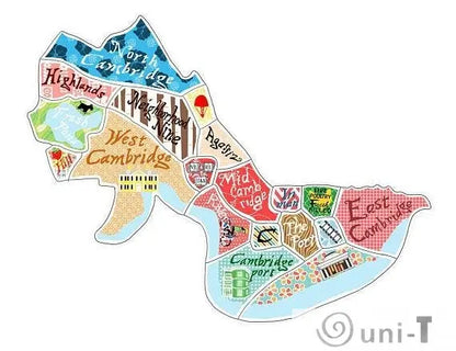 Map Magnets -  Martha's Vineyard Mitra Farmand