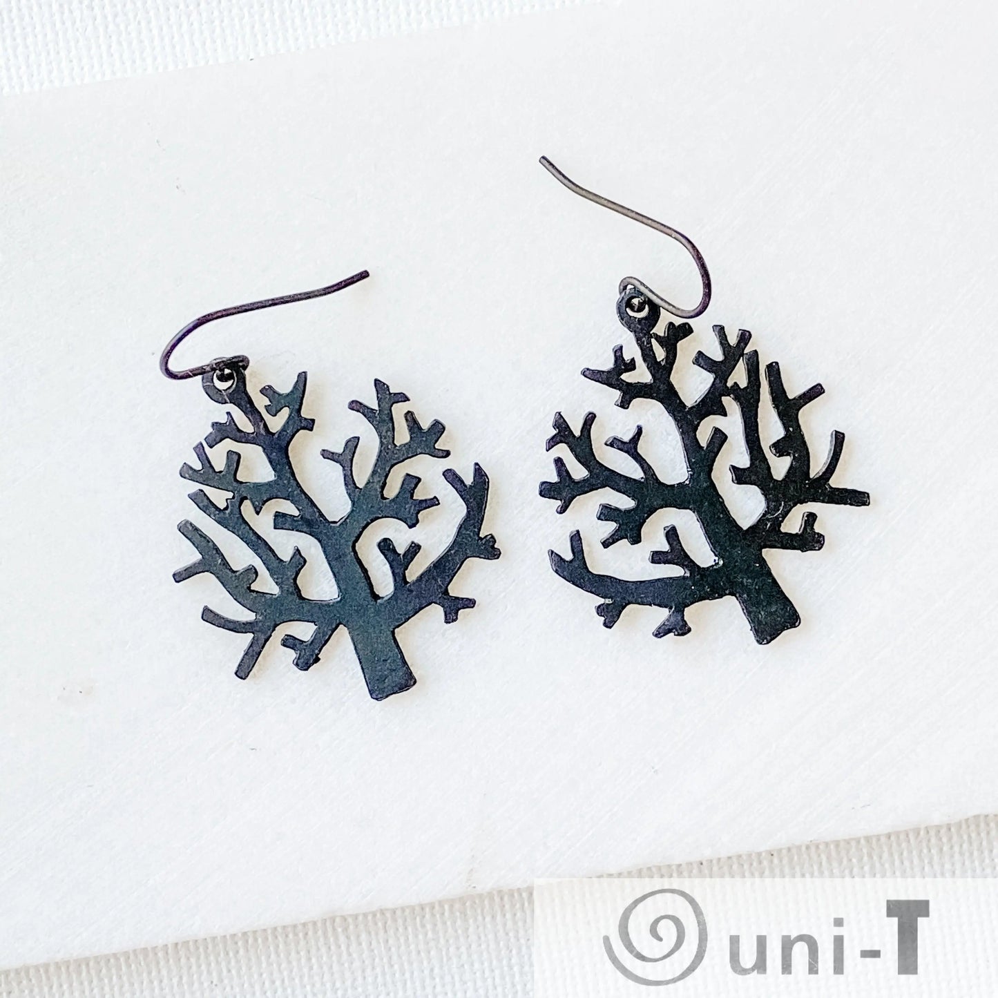 Matte Black Earrings Kathy James