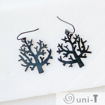 Matte Black Earrings Kathy James