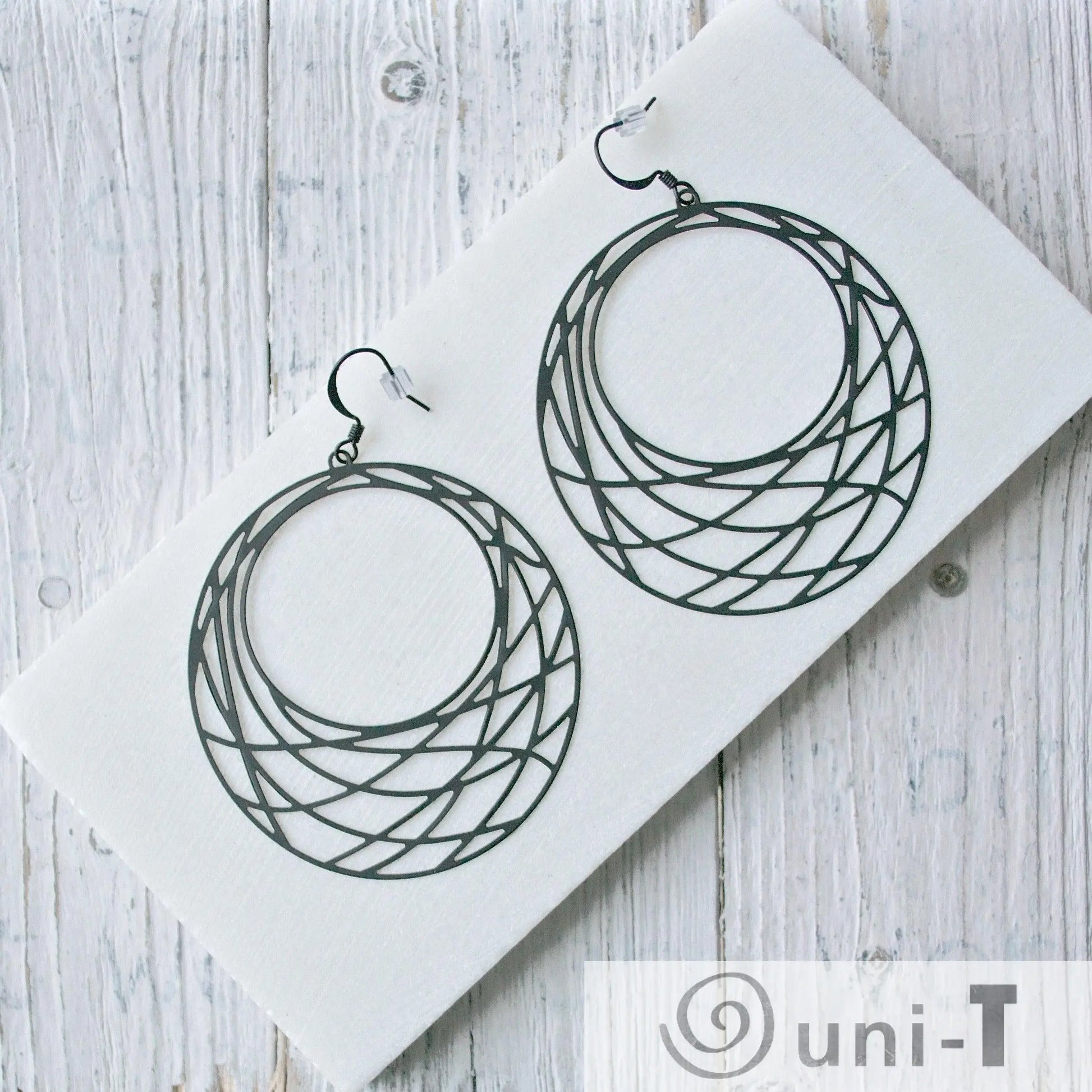 Matte Black Earrings Kathy James