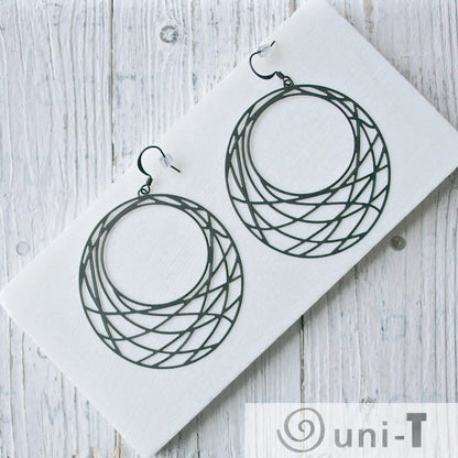 Matte Black Earrings Kathy James