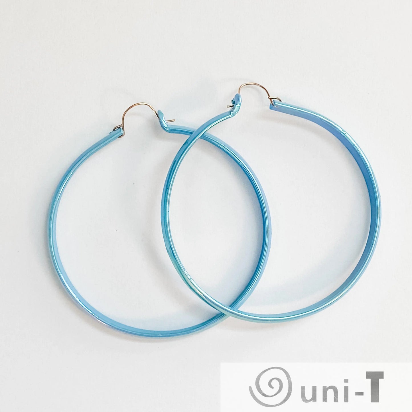 Medium Mod Enamel Hoop Earrings Lisa Trachtman