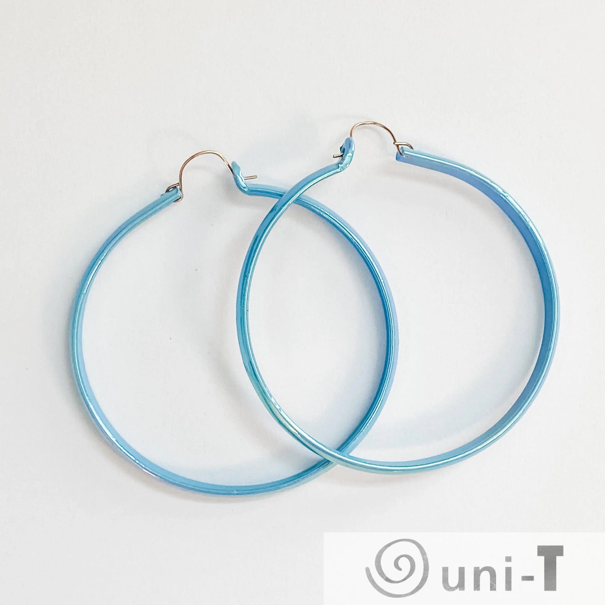 Medium Mod Enamel Hoop Earrings Lisa Trachtman