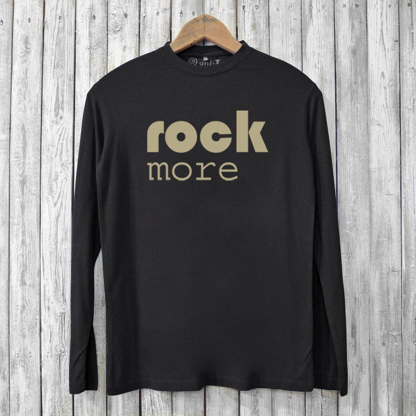 Rock More, Long Sleeve T-shirts for Men Uni-T