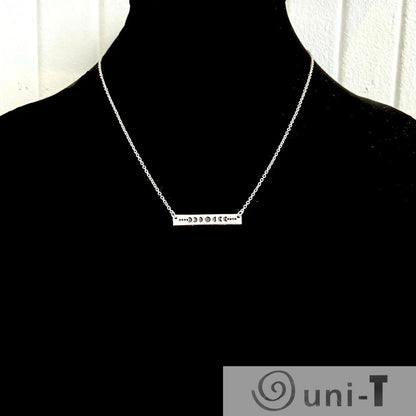 Moon Phase Bar Necklace Lisa Trachtman