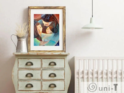 Mother & Children Giclee Print Eujin Kim Neilan