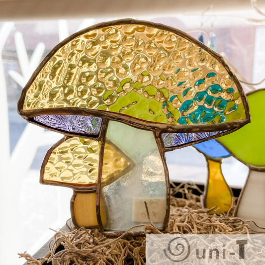 Mushroom Duo on Stick for Planter Sarah Alessandro