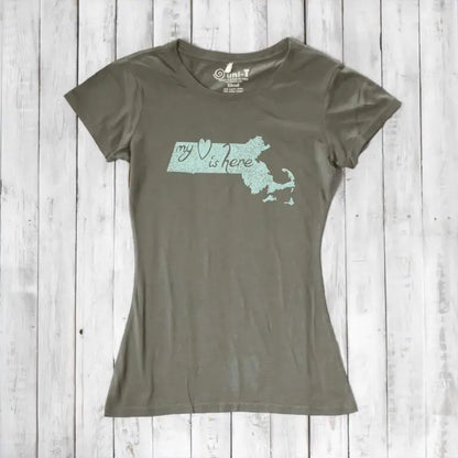 My Heart Is Here - Grab & Go  for Women Uni-T