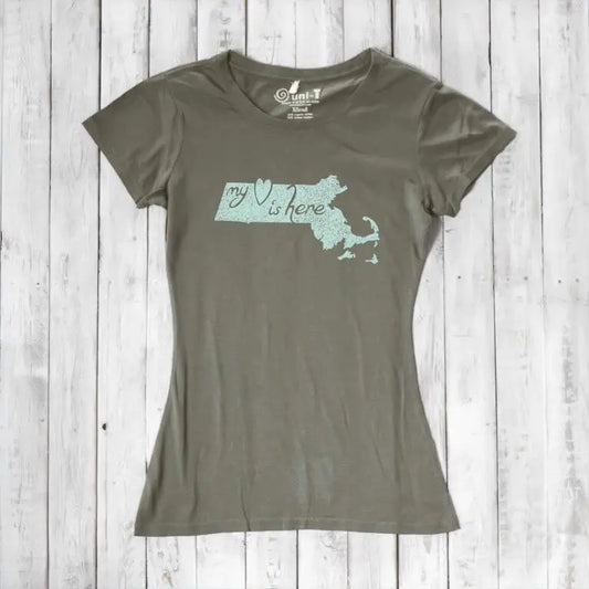 My Heart Is Here - Grab & Go  for Women Uni-T