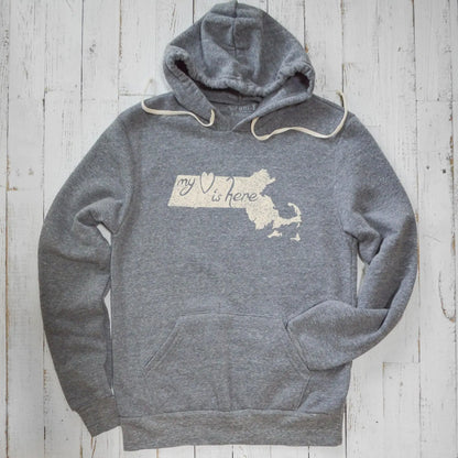 My Heart Is Here Unisex Hoodie Uni-T