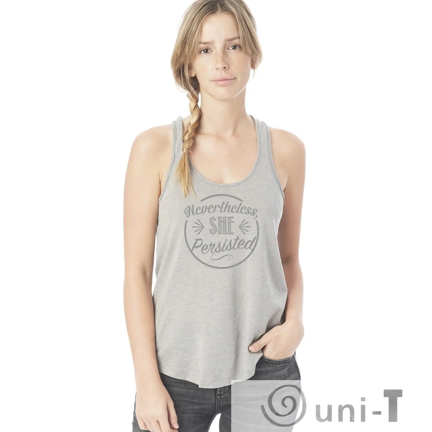 Nevertheless She Persisted Vintage Washed Tank Top - Wish More Uni-T