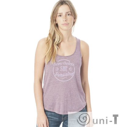 Nevertheless She Persisted Vintage Washed Tank Top - Wish More Uni-T