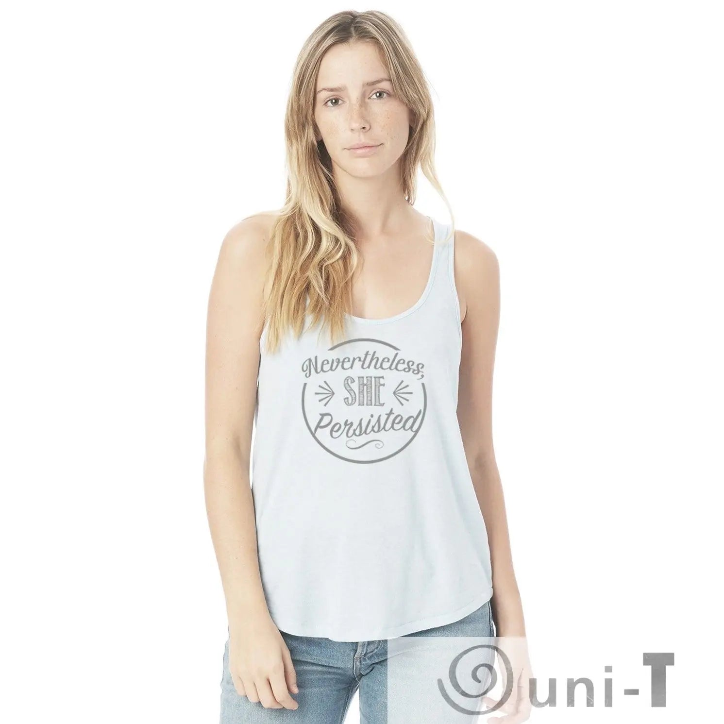 Nevertheless She Persisted Vintage Washed Tank Top - Wish More Uni-T