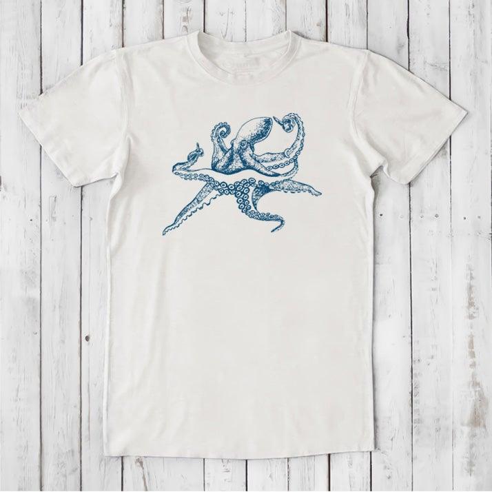 OCTOPUS  T shirt | Eco-friendly T shirts | Bamboo & Organic Cotton Tee