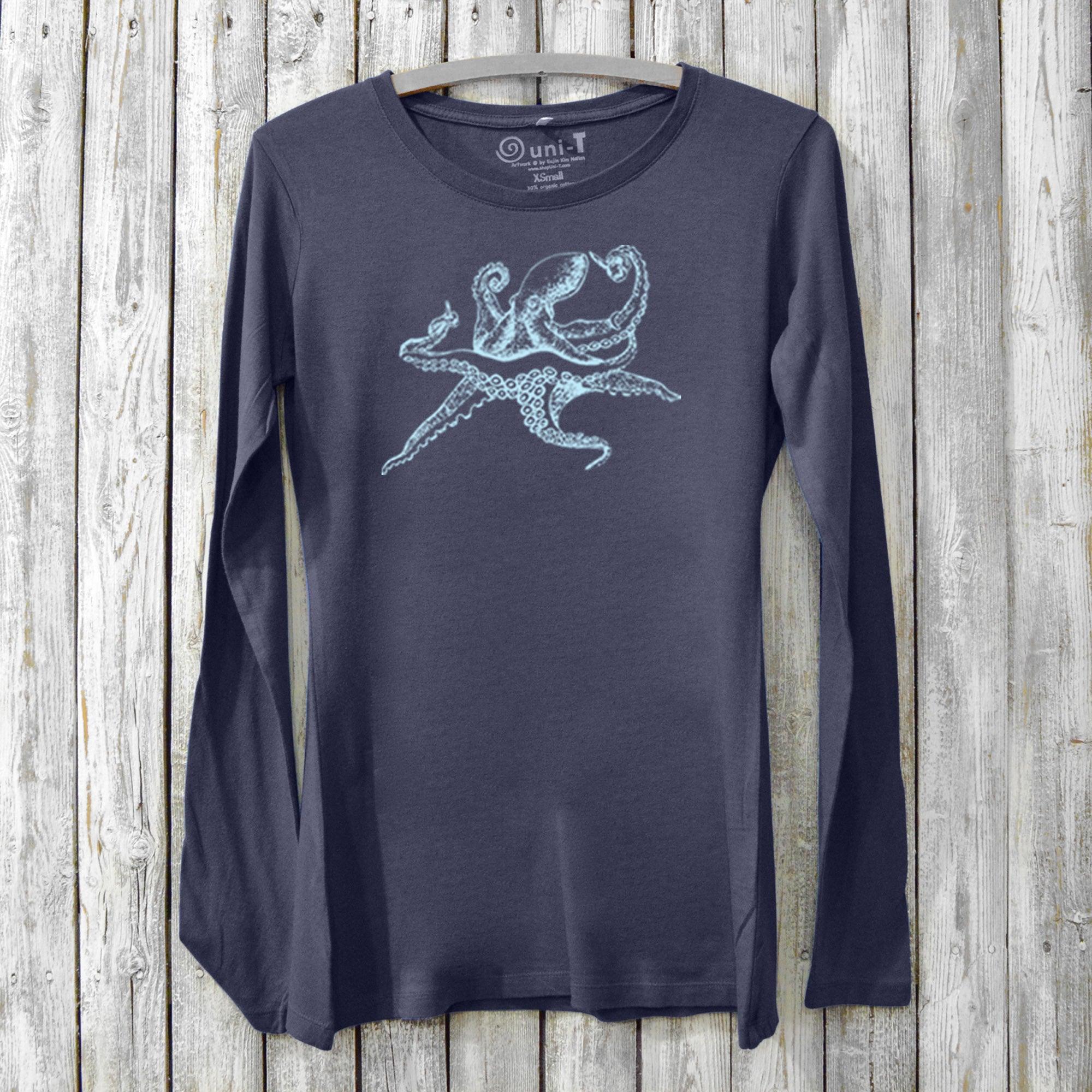 Octopus Long Sleeve T-shirt for Women Uni-T WLS