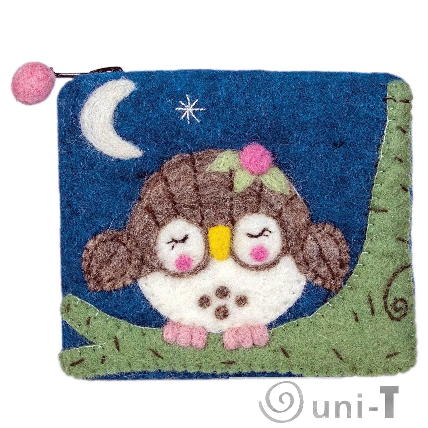 Olivia Owlet Coin Purse dZi Handmade