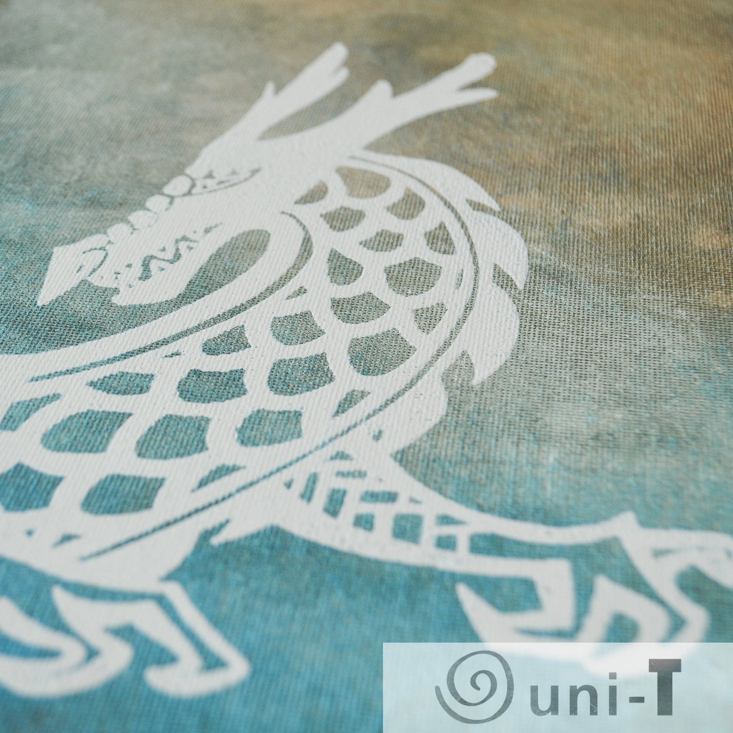 Original Framed Dragon Painting 9X12 Eujin Kim Neilan