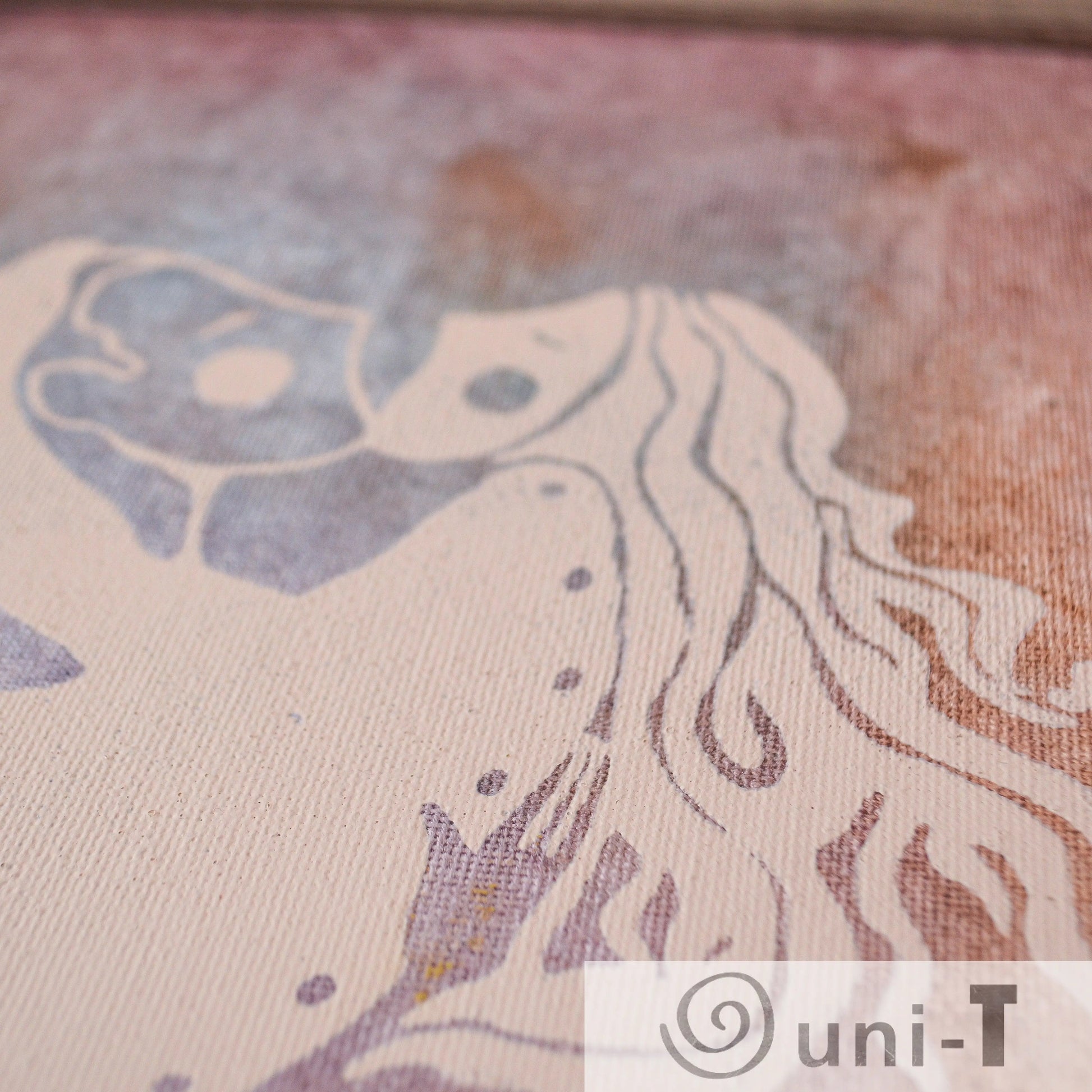 Original Framed Lovers Painting 9X12 Eujin Kim Neilan