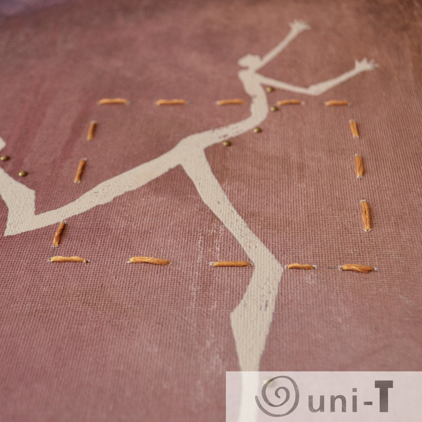 Original Framed Painting 11 X 14 - Dancing Outside the Box Eujin Kim Neilan