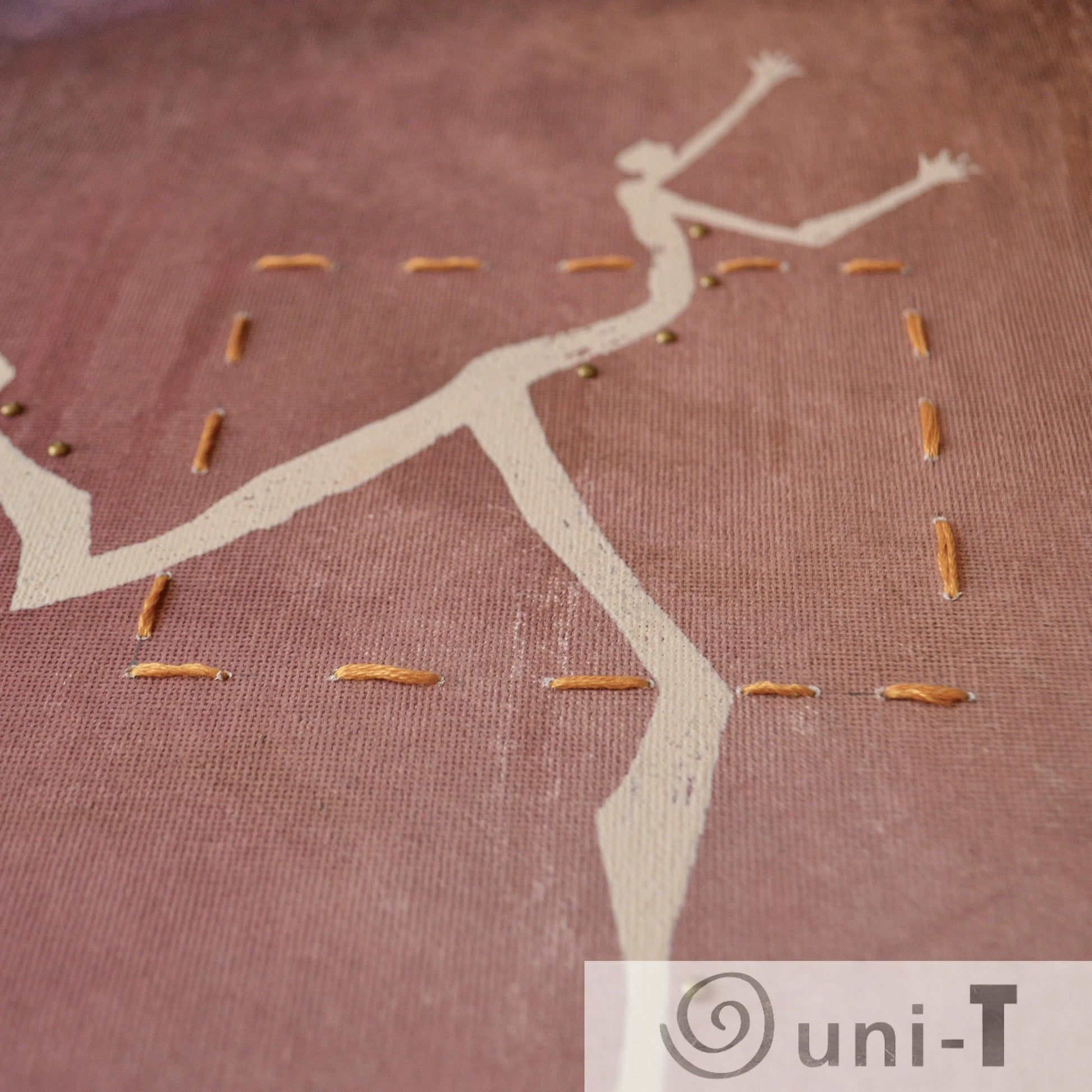 Original Framed Painting 11 X 14 - Dancing Outside the Box Eujin Kim Neilan