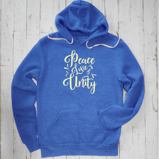 Peace Love & Unity Unisex Hoodie Uni-T