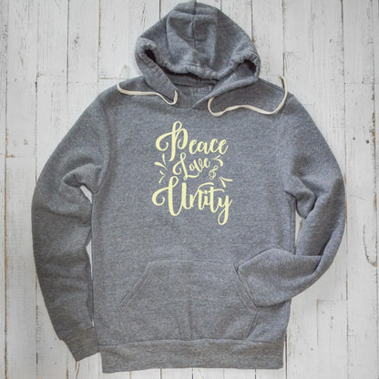 Peace Love & Unity Unisex Hoodie Uni-T