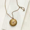 Locket Polymer Clay with Vintage Findings Necklace Uni-T Necklace