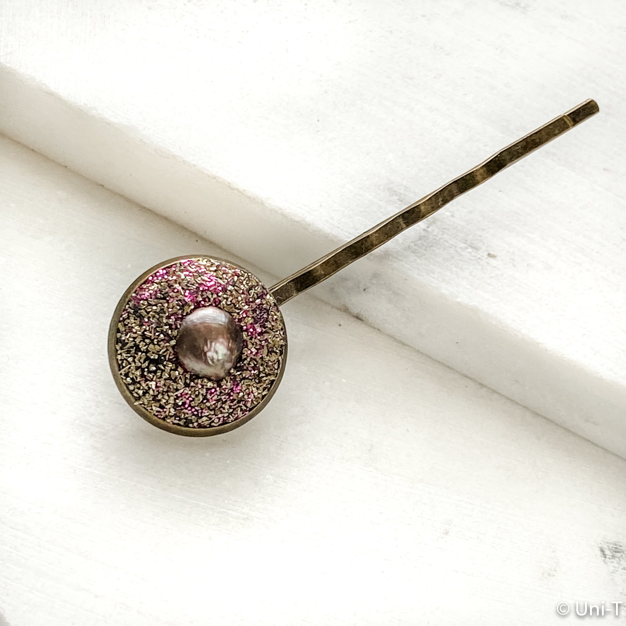 Vintage Findings &amp; Polymer Clay Hairpins Uni-T Little Gifts