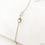 Fine Silver Necklace, Precious Metal Clay Silver with Sterling Silver Chain Uni-T Necklace