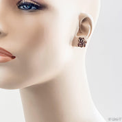 Precious Metal Clay Bronze Studs Earrings Uni-T Earrings