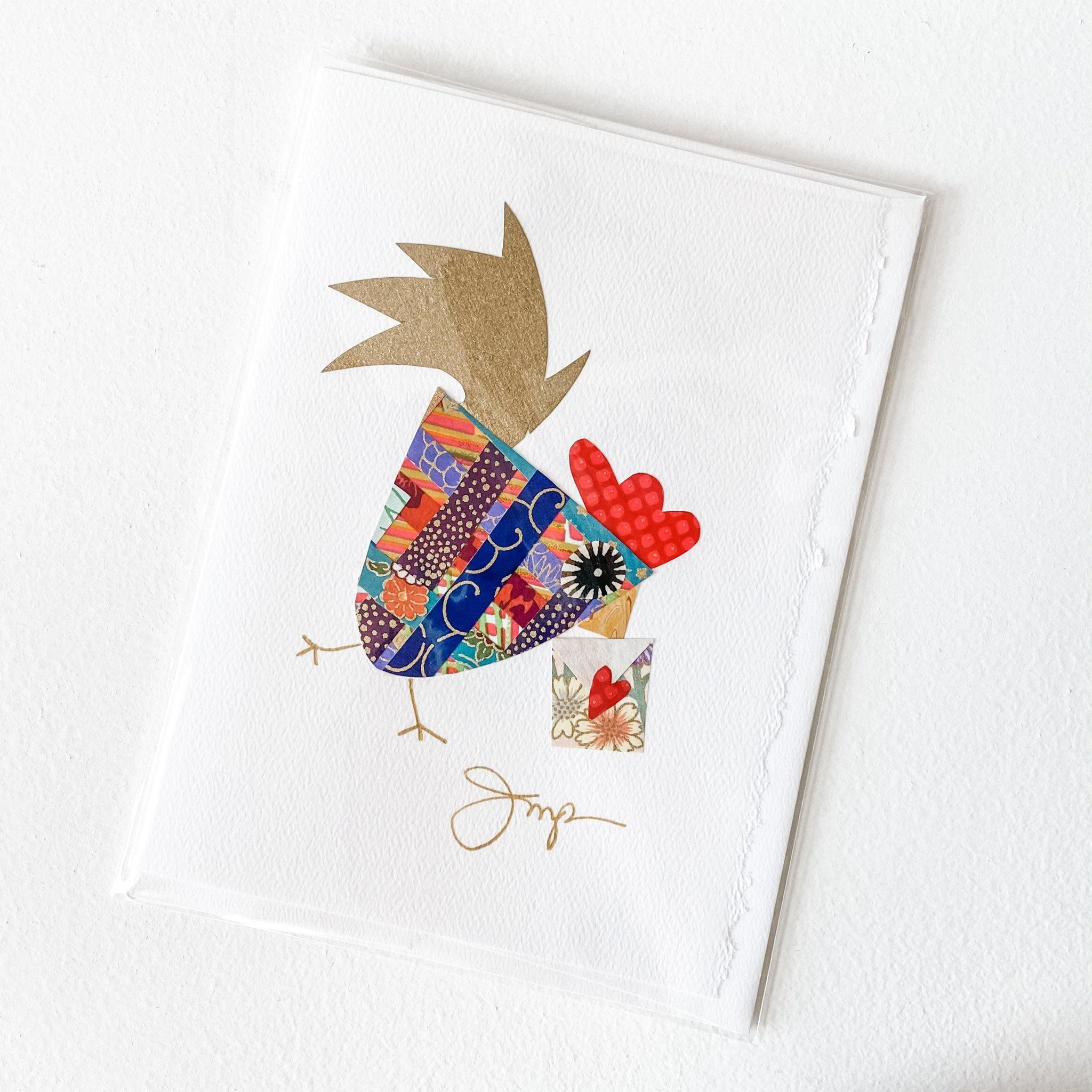 Handmade Birds &amp; Heart Cards for Valentines Day Uni-T Cards