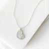 Heart Silver Necklace, Precious Metal Clay Silver with Sterling Silver Chain Uni-T Necklace