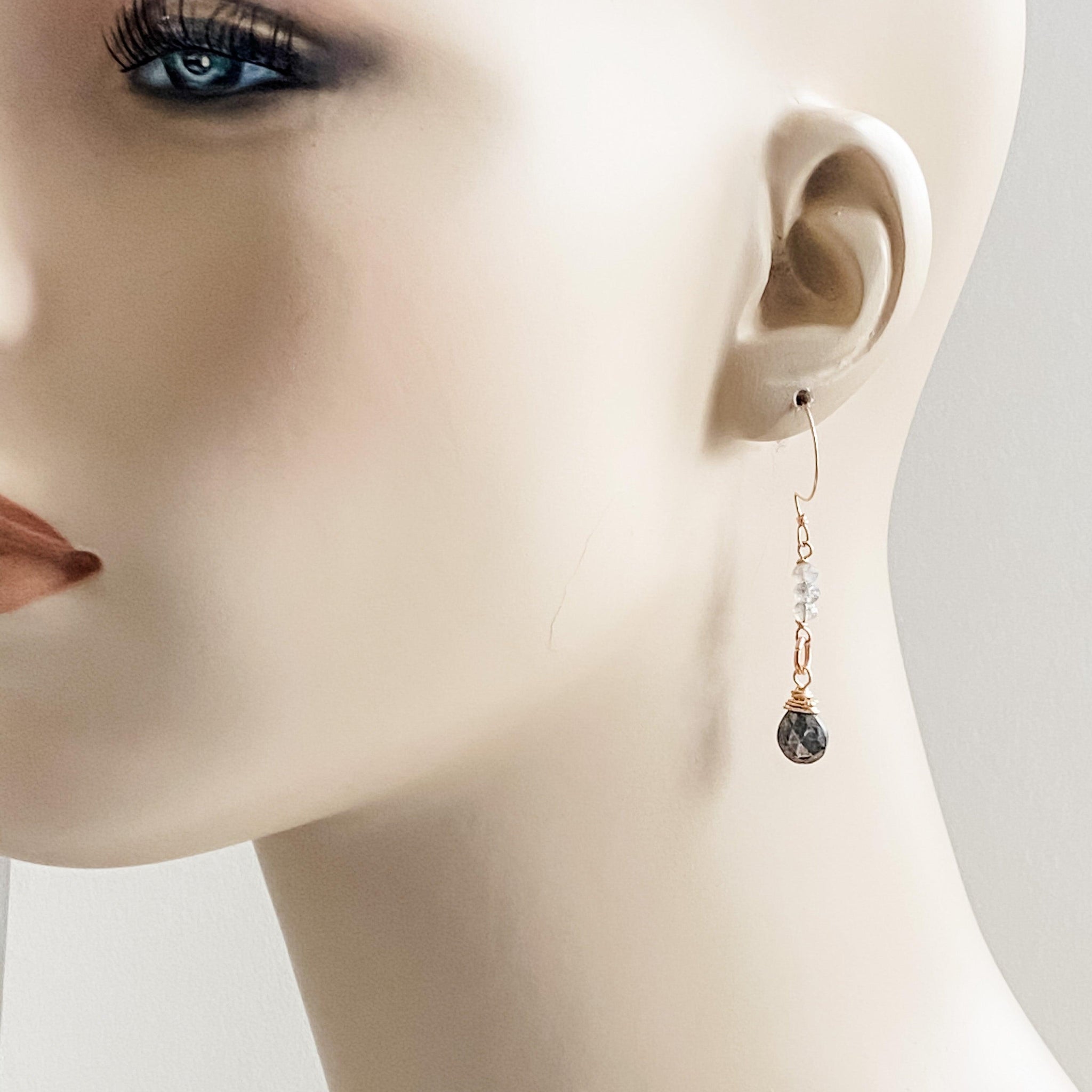 Pyrite Drop and Dangle Earring Uni-T Earrings