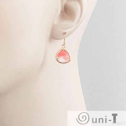 Pink Small Gem Drop Earrings Lisa Trachtman