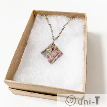 Polymer Clay Pendant Necklace Sandrine Colson