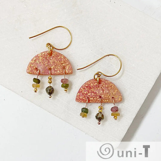 Polymer Clay Umbrella Earrings Janine Gerade