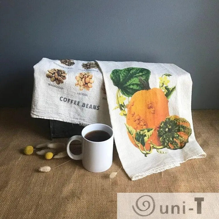 Pumpkin Flour Sack Towel Ityng Deng