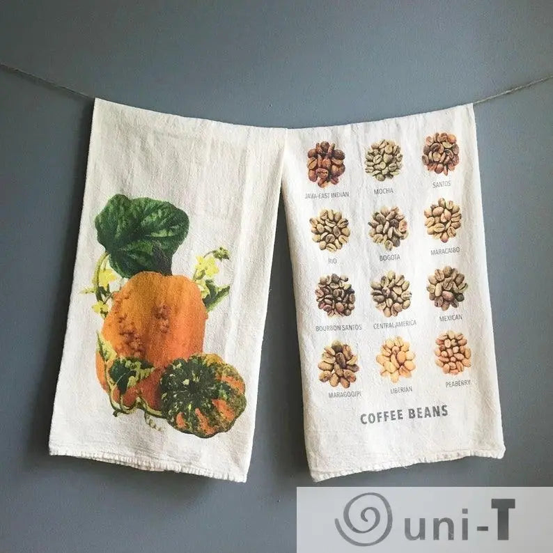 Pumpkin Flour Sack Towel Ityng Deng