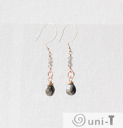 Pyrite Drop and Dangle Earring Janine Gerade