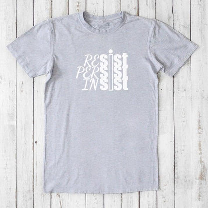 RESIST PERSIST INSIST T-shirt for Men Uni-T