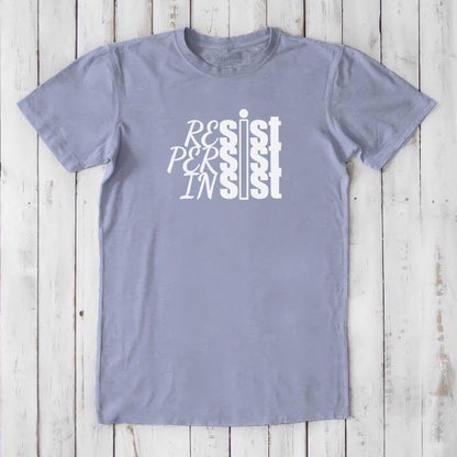 RESIST PERSIST INSIST T-shirt for Men Uni-T