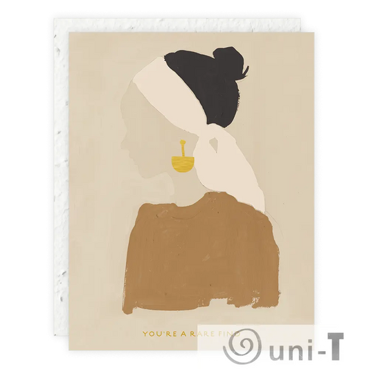 Rare Find Girl - Love + Friendship Card Seedlings