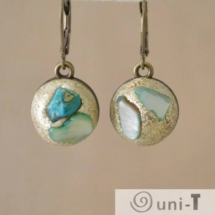 Raw Stone in Polymer Clay Earrings Karen Meninno