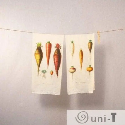 Root Vegetable Flour Sack Towels Ityng Deng
