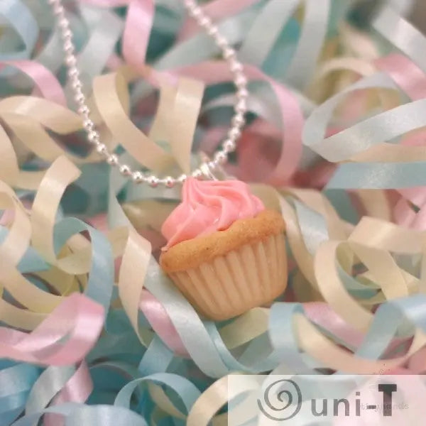 Scented Birthday Cupcake Necklace THJ