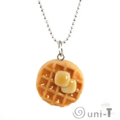 Scented Butter & Maple Syrup Waffle Necklace THJ