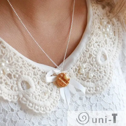 Scented Butter & Maple Syrup Waffle Necklace THJ