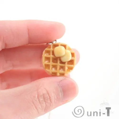 Scented Butter & Maple Syrup Waffle Necklace THJ