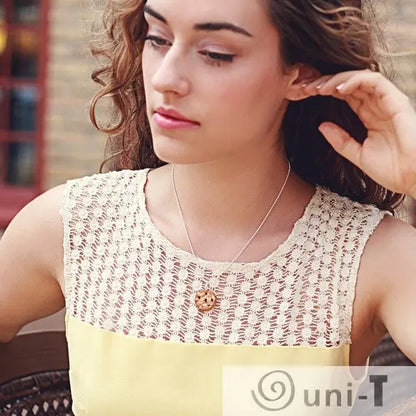 Scented Chocolate Chip Cookie Necklace THJ